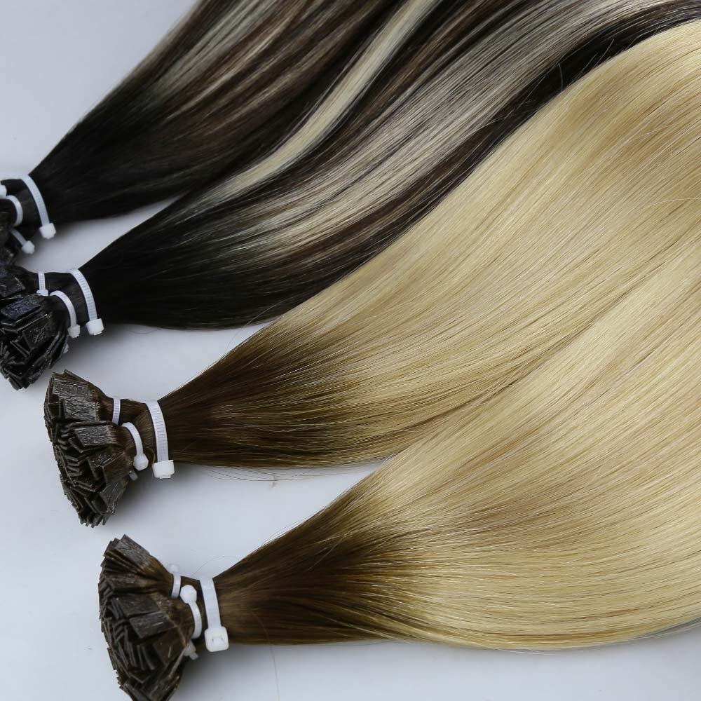 MAGICOLOR Hair product image – 100% virgin human hair extensions Keratin Flat-tip Hair Extensions