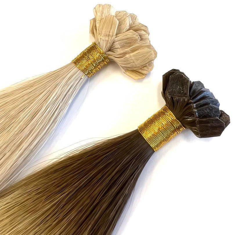 MAGICOLOR Hair product image – 100% virgin human hair extensions Flat-tip hair